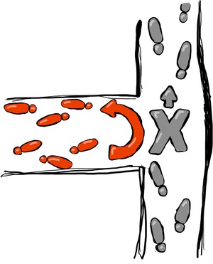 Tremaux's --- step 2 (marked intersection)